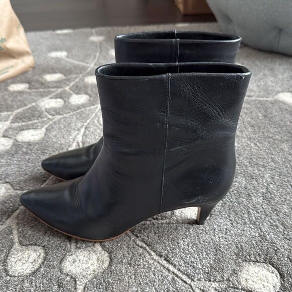 DOLCE VITA Dee Black Leather Ankle Booties, 8 - Picture 7 of 11